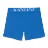 Mains Logo Blue White Boxer In Blue