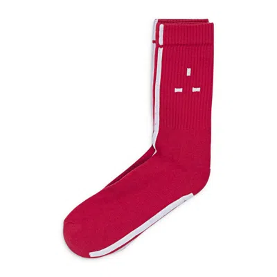 Mains Logo Red/white Socks