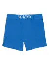 Mains Logo Blue White Boxer