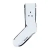 Mains Logo White/black Socks In Multi