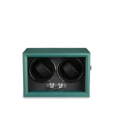Mainspring Oxford Guardian Dual Slot Watch Winder In Green