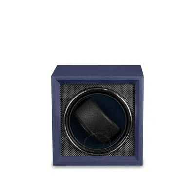 Mainspring Oxford Guardian Single Slot Watch Winder In Blue