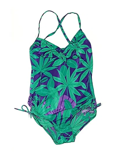 Pre-owned Mainstream One Piece Swimsuit In Green