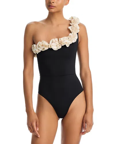 Maio Paris Cosmos One Piece Swimsuit In Black