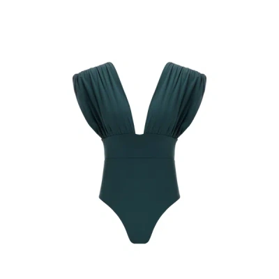 Maio Paris One-piece Swimsuit In Green