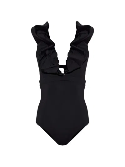 Maio Paris Palazzo Swimsuit In Black