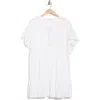 Maisie Embroidered Eyelet Short Sleeve Cotton Minidress