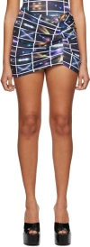 Maisie Wilen Alpha Mini Skort In Lens Flare Dark