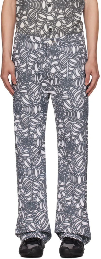 Maisie Wilen Grey Nebula Trousers In Web