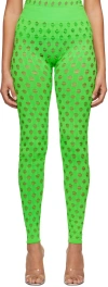 Maisie Wilen Leggings In Chartreuse
