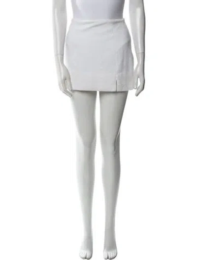 Pre-owned Maisie Wilen Mini Skirt In Neutral