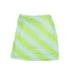 Maisie Wilen Ruched Miniskirt - Green/blue In Blue