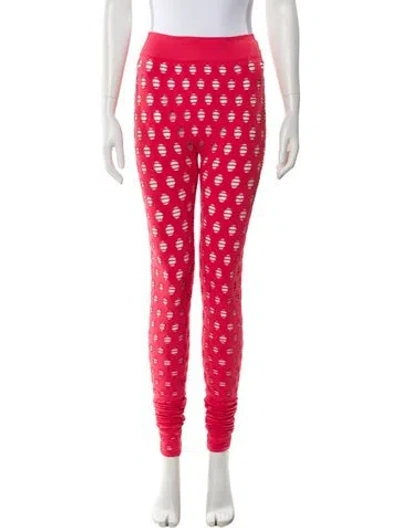 Pre-owned Maisie Wilen Skinny Leg Pants In Pink