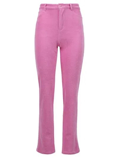 Maisie Wilen Terry Mockumentary Jeans In Pink
