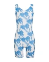 Maisie Wilen Woman Jumpsuit Azure Size S Polyester, Elastane In Blue