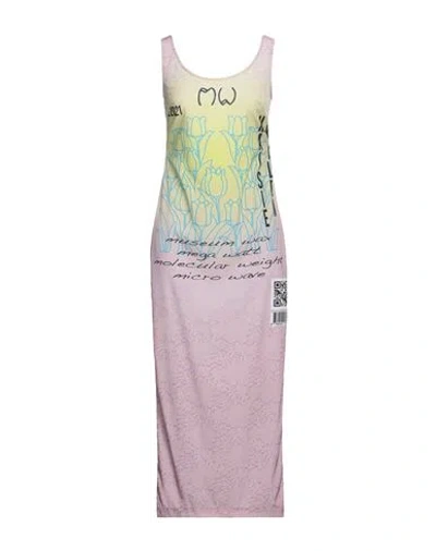 Maisie Wilen Woman Long Dress Acid Green Size S Polyamide