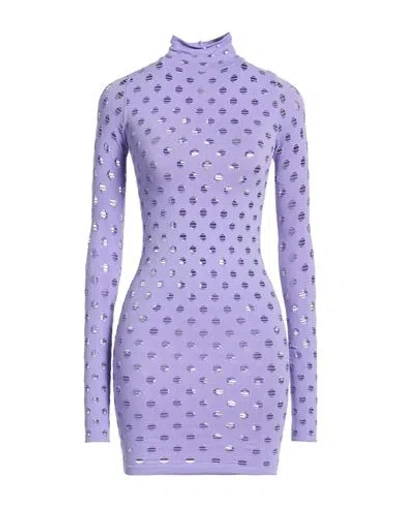 Maisie Wilen Woman T-shirt Lilac Size Onesize Nylon, Elastane In Purple
