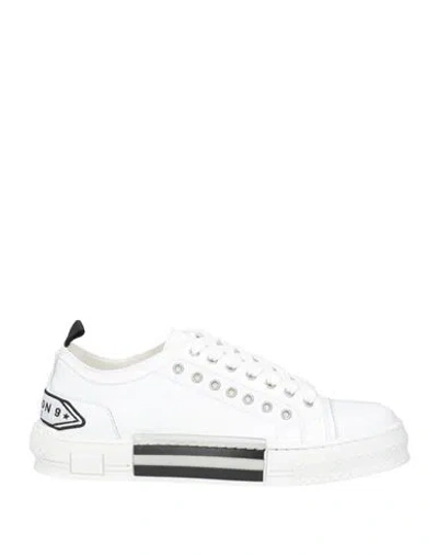Maison 9 Paris Man Sneakers White Size 7 Leather