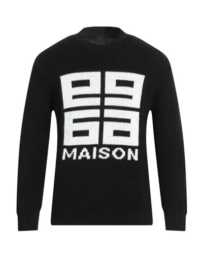 Maison 9 Paris Man Sweater Black Size M Acrylic