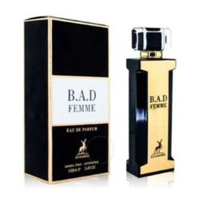 Maison Alhambra Ladies B.a.d Femme Edp 3.4 oz Fragrances 6291107459127 In Orange