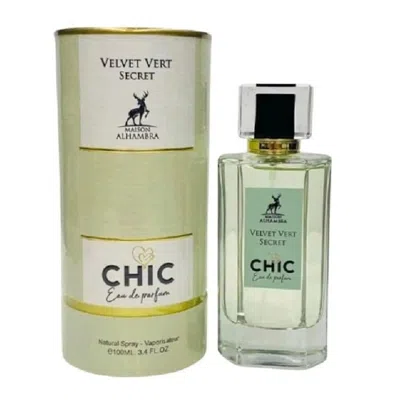 Maison Alhambra Ladies Chic Velvet Vert Secret Edp Spray 3.4 oz Fragrances 6290360590707