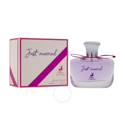 Maison Alhambra Ladies Just Married Edp Spray 3.4 oz Fragrances 6291108737088 In White