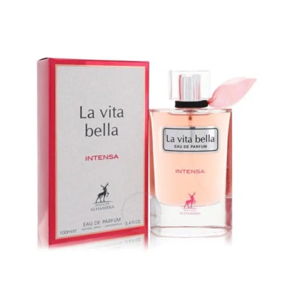 Maison Alhambra Ladies La Vita Bella Intensa Edp 3.4 oz Fragrances 6291108735954 In Black / Orange
