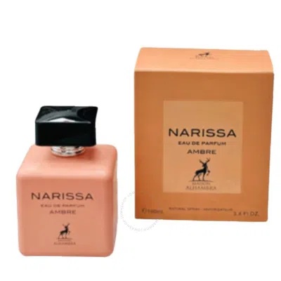 Maison Alhambra Ladies Narissa Ambre Edp Spray 3.4 oz Fragrances 6290360590738 In Pink
