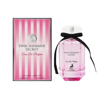 Maison Alhambra Ladies Pink Shimmer Secret Edp Spray 3.38 oz Fragrances 6291108730263 In Red   / Ink / Pink