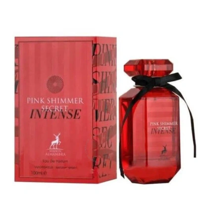 Maison Alhambra Ladies Pink Shimmer Secret Intense Edp Spray 3.38 oz Fragrances 6291108737033 In Red   / Ink / Pink