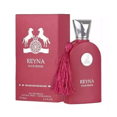 Maison Alhambra Ladies Reyna Pour Femme Edp 3.4 oz Fragrances 6290360590721 In Black / Orange / Raspberry