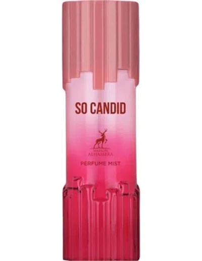 Maison Alhambra Ladies So Candid Body Mist 8.4 oz Fragrances 6290362348993 In Transparent