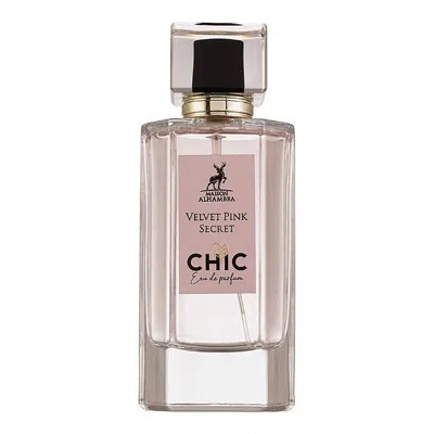 Maison Alhambra Ladies Velvet Pink Secret Chic Edp Spray 3.4 oz Fragrances 6290360590691