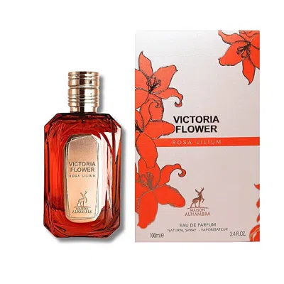 Maison Alhambra Ladies Victoria Flower Rosa Lilium Edp Spray 3.4 oz Fragrances 6290362340966 In Red