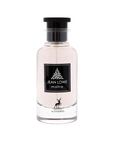 Maison Alhambra Men's 3.4oz Jean Lowe Maitre Edp