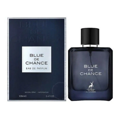 Maison Alhambra Men's Blue De Chance Edp Spray 3.4 oz Fragrances 6291107459165 In Blue / Pink / White