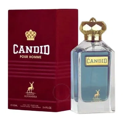 Maison Alhambra Men's Candid Pour Homme Edp Spray 3.4 oz Fragrances 6290360590653