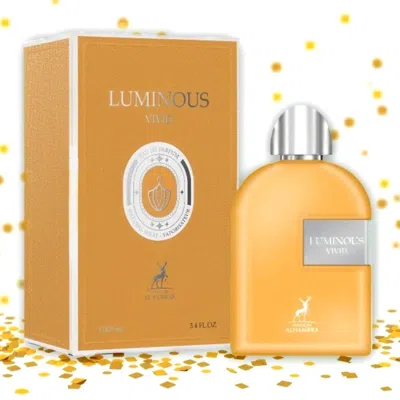 Maison Alhambra Men's Luminous Vivid Edp Spray 3.4 oz Fragrances 6290362340850 In Transparent