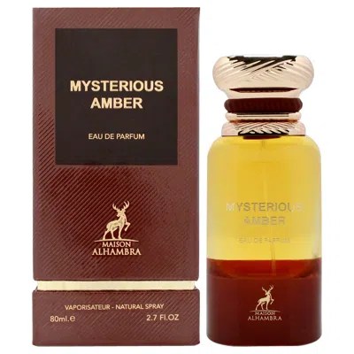 Maison Alhambra Mysterious Amber For Women 2.7 oz Edp Spray In Brown