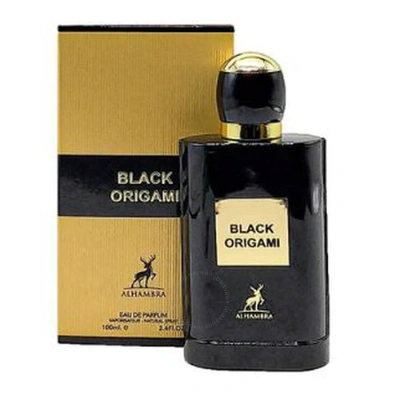 Maison Alhambra Unisex Black Origami Edp Spray 3.4 oz Fragrances 6291108730065 In Black / White