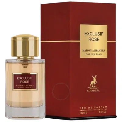 Maison Alhambra Unisex Exclusif Rose Edp 3.4 oz Fragrances 6291108735497 In White