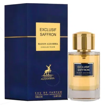 Maison Alhambra Unisex Exclusif Saffron Edp Spray 3.4 oz Fragrances 6291108735510 In White