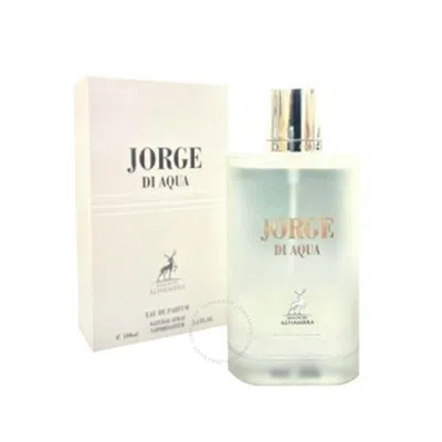 Maison Alhambra Unisex Jorge Di Aqua Edp 3.4 oz Fragrances 6290360591131 In White