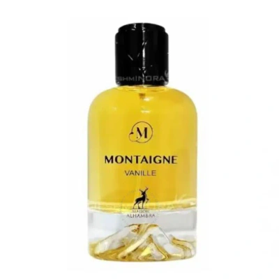 Maison Alhambra Unisex Montaigne Vanille Edp Spray 3.38 oz Fragrances 6290360590806 In White