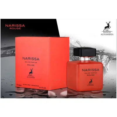 Maison Alhambra Unisex Narissa Rouge Edp 3.4 oz Fragrances 6291108730232 In Orange / White