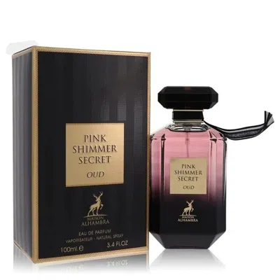 Maison Alhambra Unisex Pink Shimmer Secret Oud Edp Spray 3.4 oz Fragrances 6291108737026 In Black