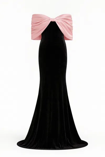 Maison Aureus Women's Black / Pink Serene Dress In Multi