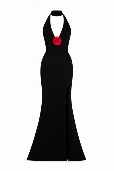 Maison Aureus Women's Black / Red Madeline Dress In Multi