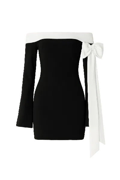 Maison Aureus Women's Black / White Elaine Dress