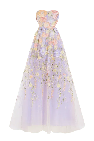 Maison Aureus Women's Purple Caroline Dress